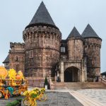 Explore the enchanting architecture of Ba Na Hills' castle in Da Nang, Vietnam. Perfect for travel enthusiasts.
